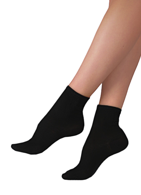 Ponožky s bavlnou a zdravotním lemem DORA